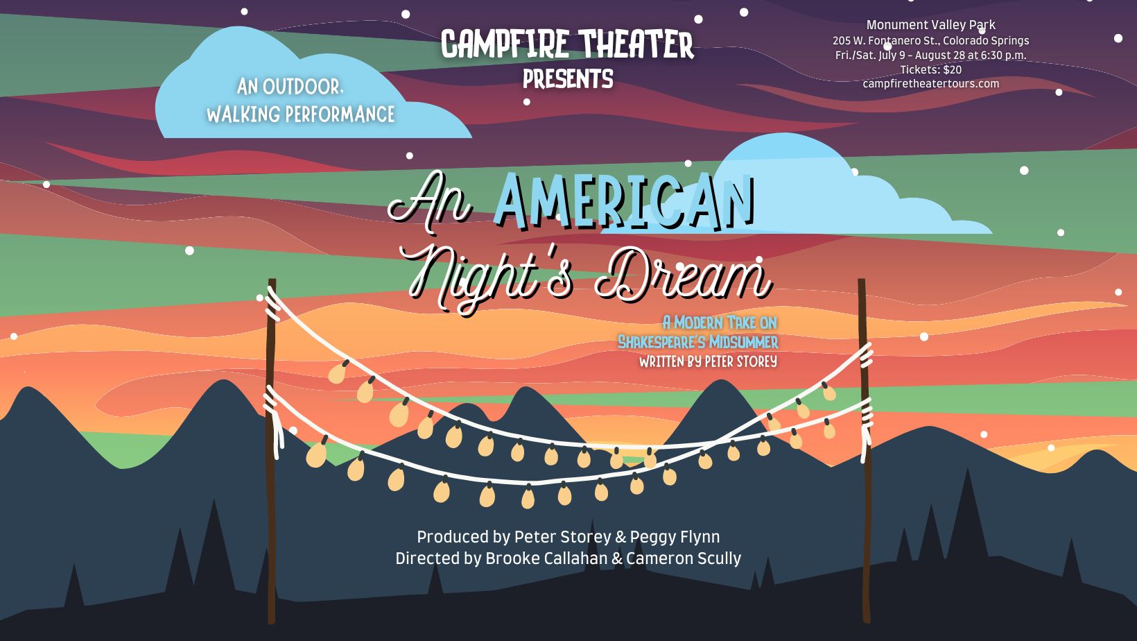 An American Night's Dream, Colorado Springs, Fridays and Saturdays 7/9-8/28, Colorado Springs, Colorado, United States