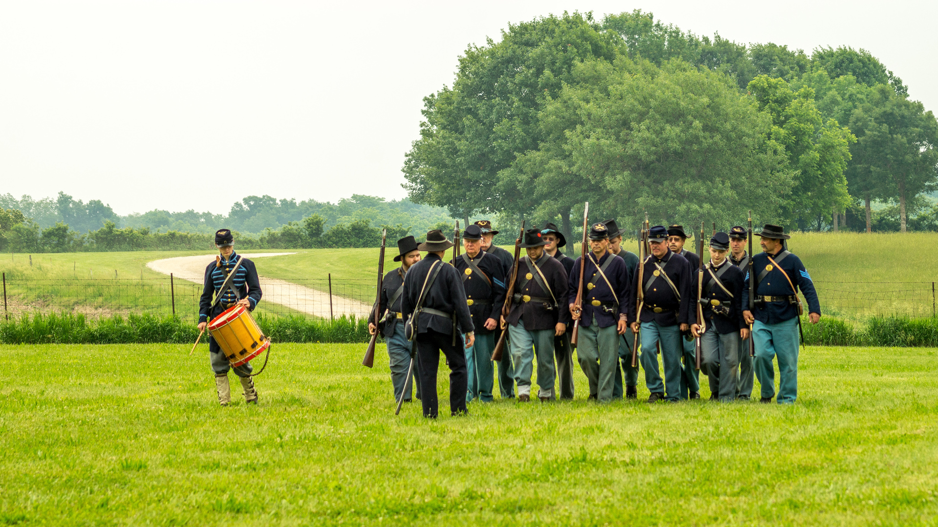 Lincoln Days Civil War Reenactment, Pittsfield, Illinois, United States