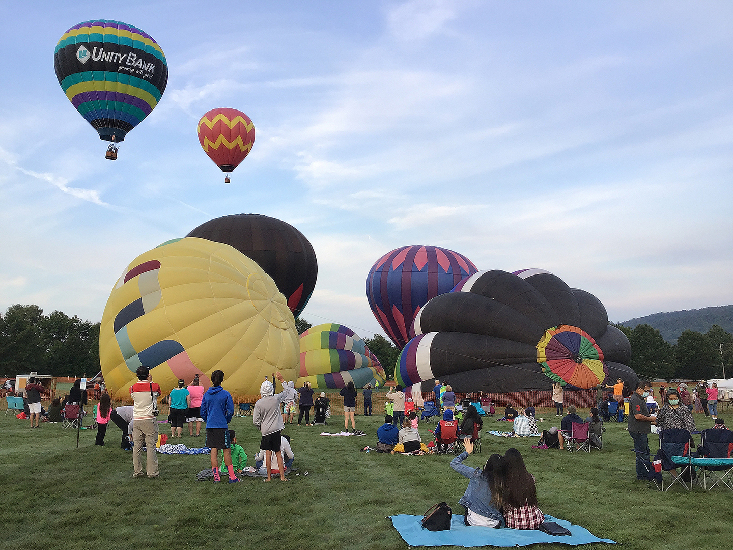 Warren County Hot Air Balloons, Arts and Crafts Festival, Washington, New Jersey, United States