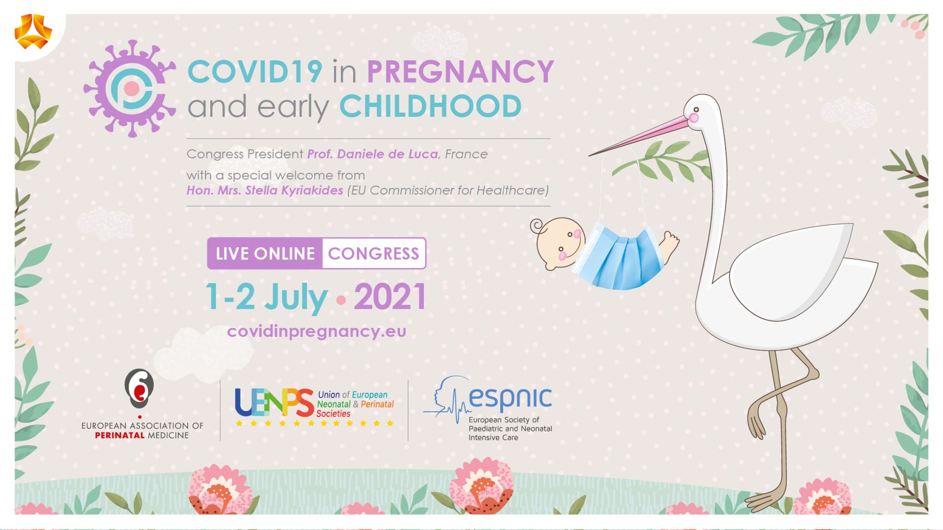 COVID19 in Pregnancy and Early Childhood - Live Online Congress, Online, Italy