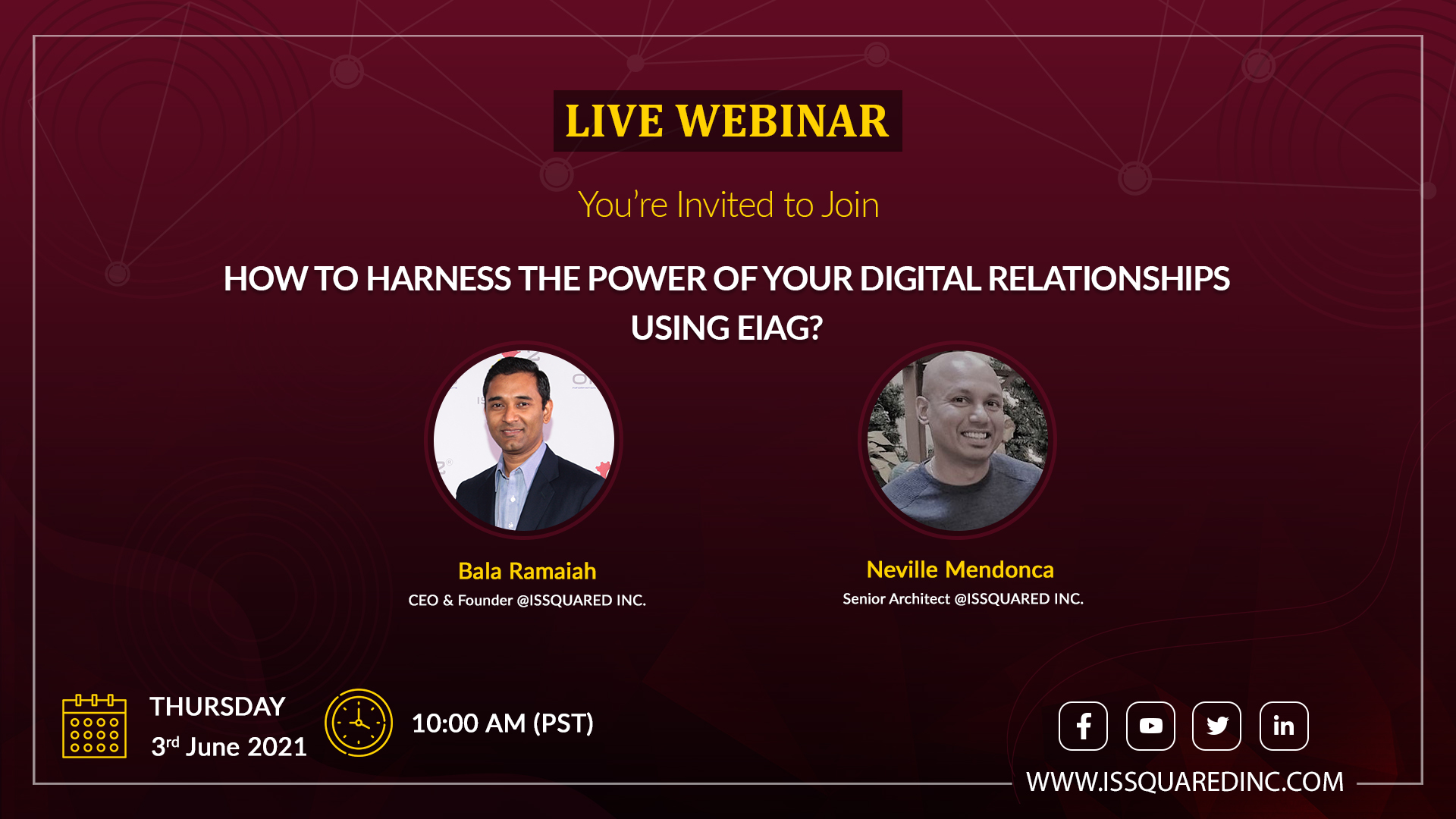 Webinar on 'How to Harness the Power of Your Digital Relationships Using EIAG?', Los Angeles, California, United States