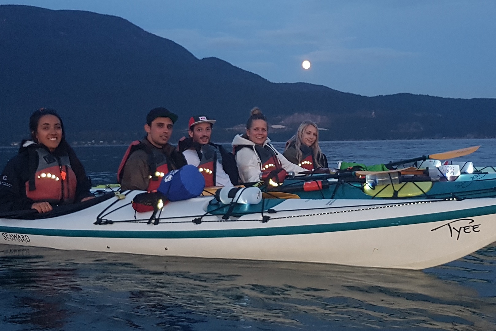 Full Moon Kayak Tours June 22 & 23, Bowen Island, British Columbia, Canada