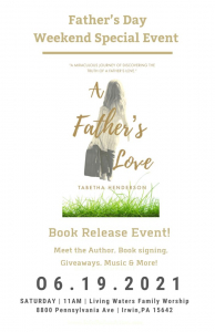 Father's Day Weekend 2021 Special Event Book Release "A Father's Love" by Tabetha Henderson