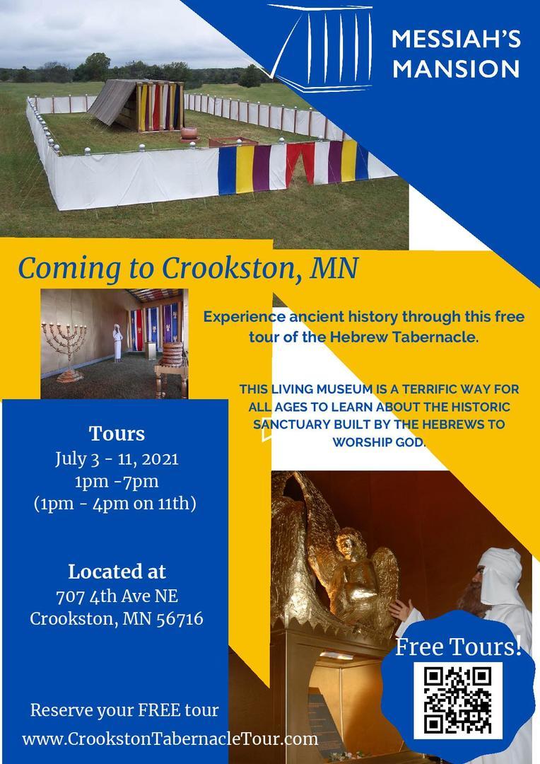 Tabernacle Tour- Messiah's Mansion, Crookston, Minnesota, United States