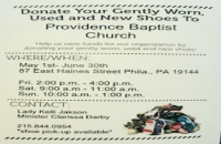 Providence Baptist Church of Germantown Launches Shoe Drive Fundraiser