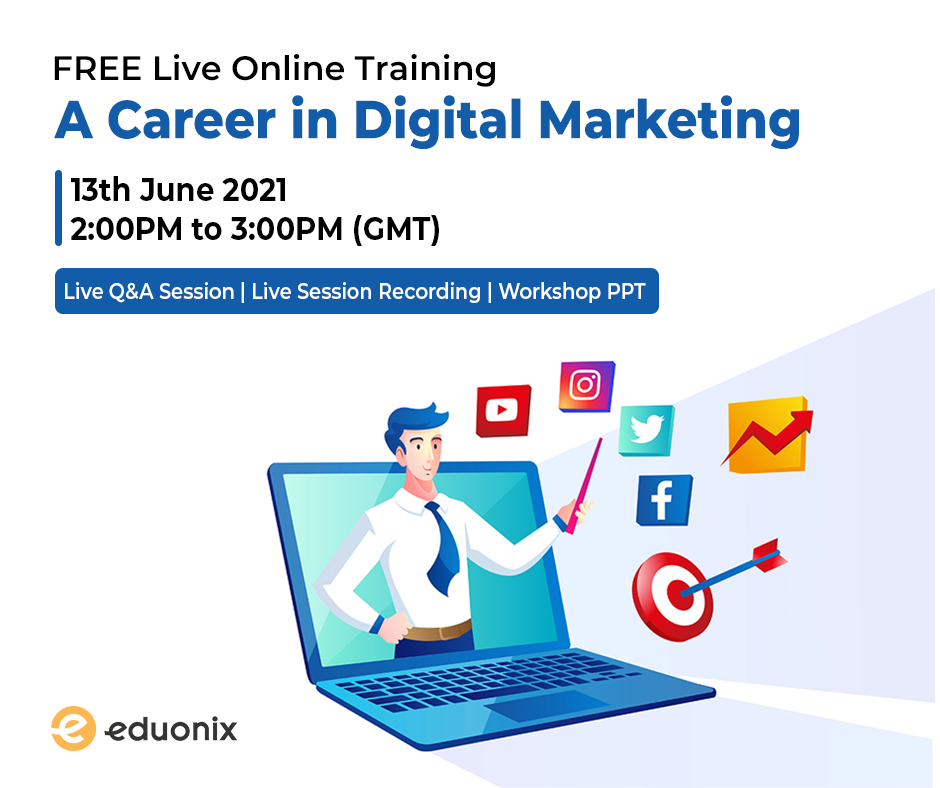 Free Live Online Training- A Career in Digital Marketing., Mumbai, Maharashtra, India