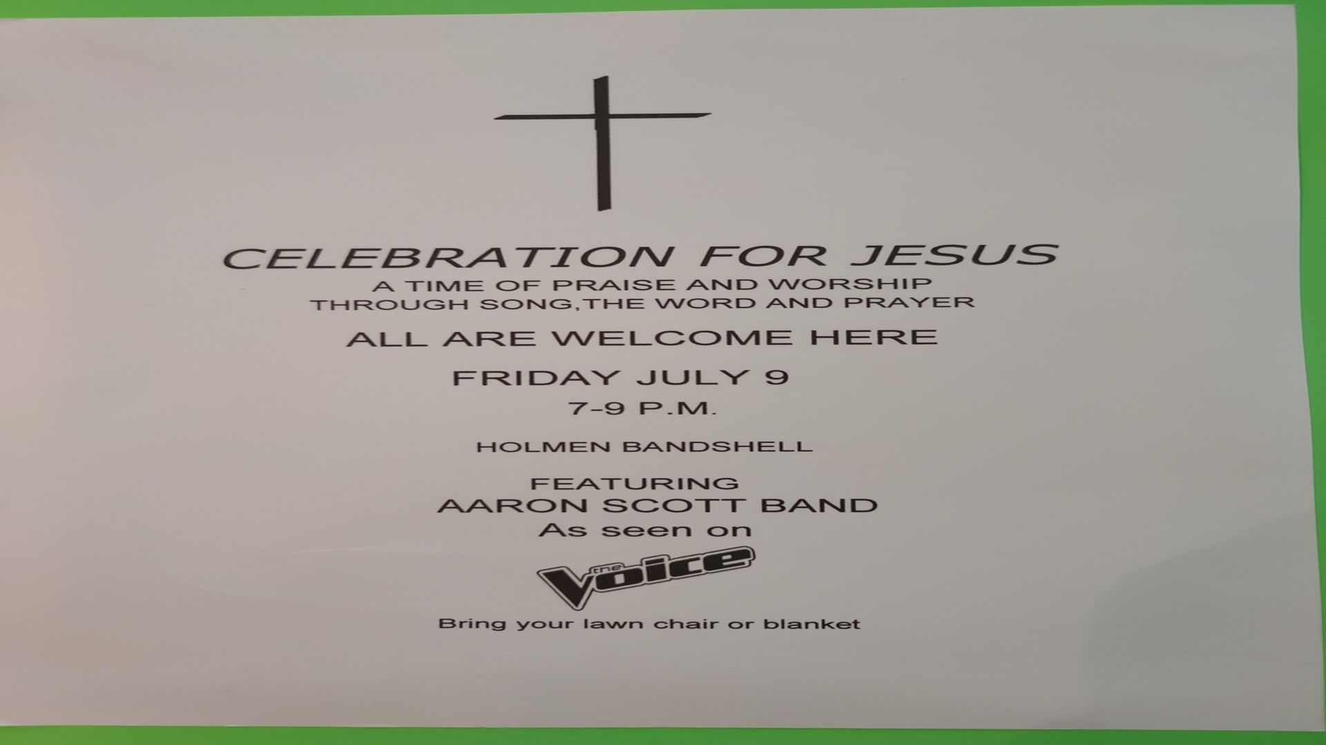 Celebration for Jesus, Holmen, Wisconsin, United States