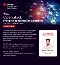 Free webinar on OpenStack by RedHat