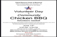 Volunteer Day and Community BBQ Chicken