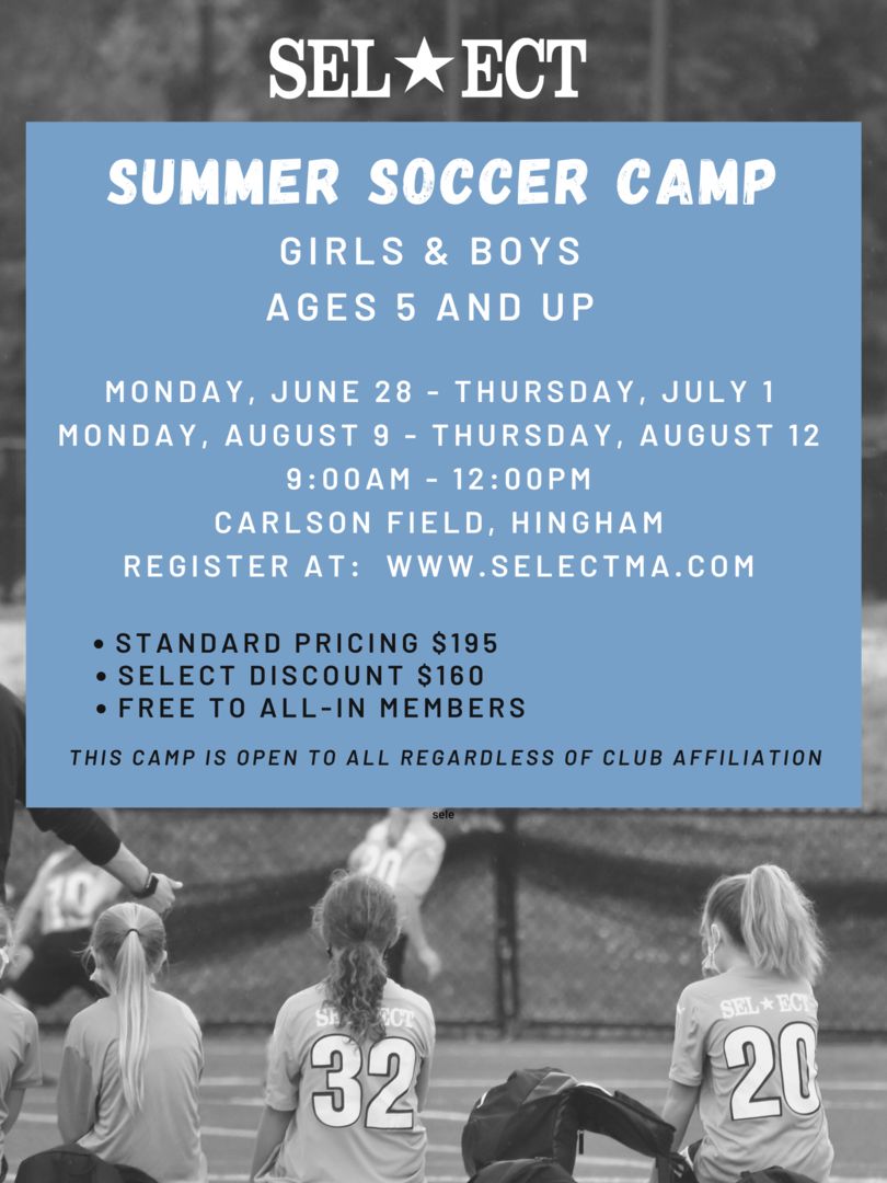 South Shore Select Summer Soccer Camp, Hingham, Massachusetts, United States