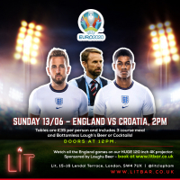England vs Croatia at Lit Clapham - Euro 2020