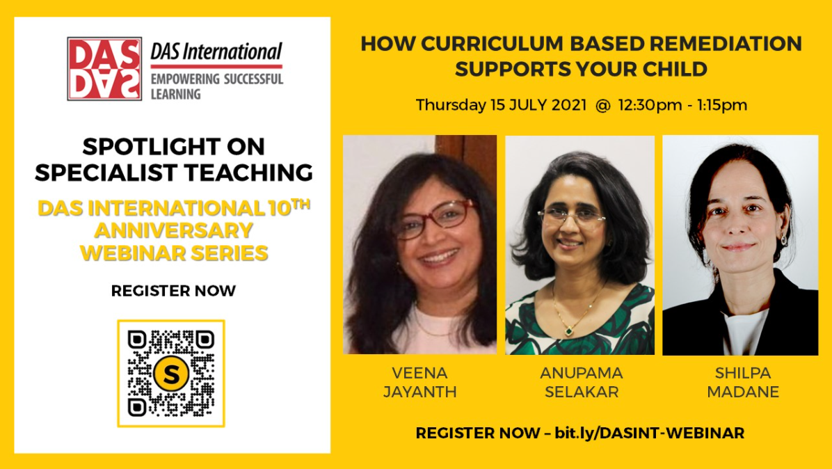 DAS International: How Curriculum-based Remediation Supports Your Child, Singapore, Central, Singapore