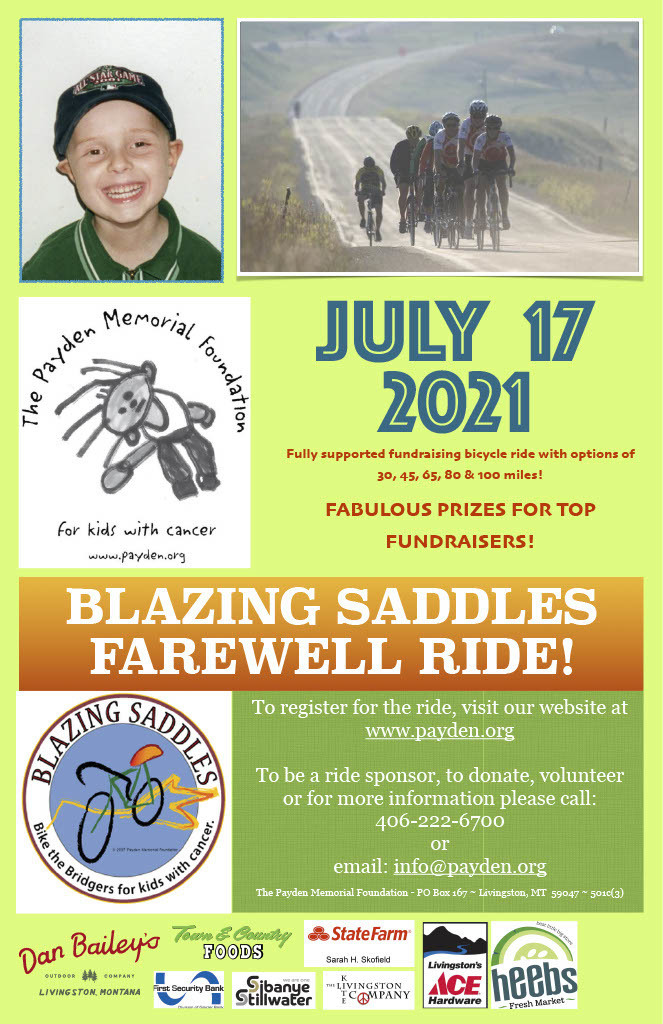 Blazing Saddles - Bike the Bridgers For Kids With Cancer - July 17, 2021, Park, Montana, United States