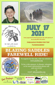 Blazing Saddles - Bike the Bridgers For Kids With Cancer - July 17, 2021