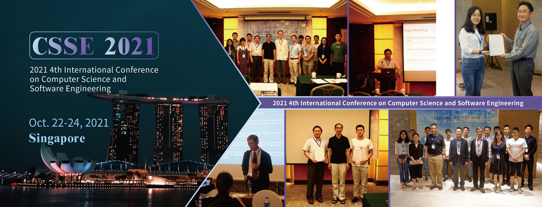 2021 4th International Conference on Computer Science and Software Engineering (CSSE 2021), Singapore, Central, Singapore