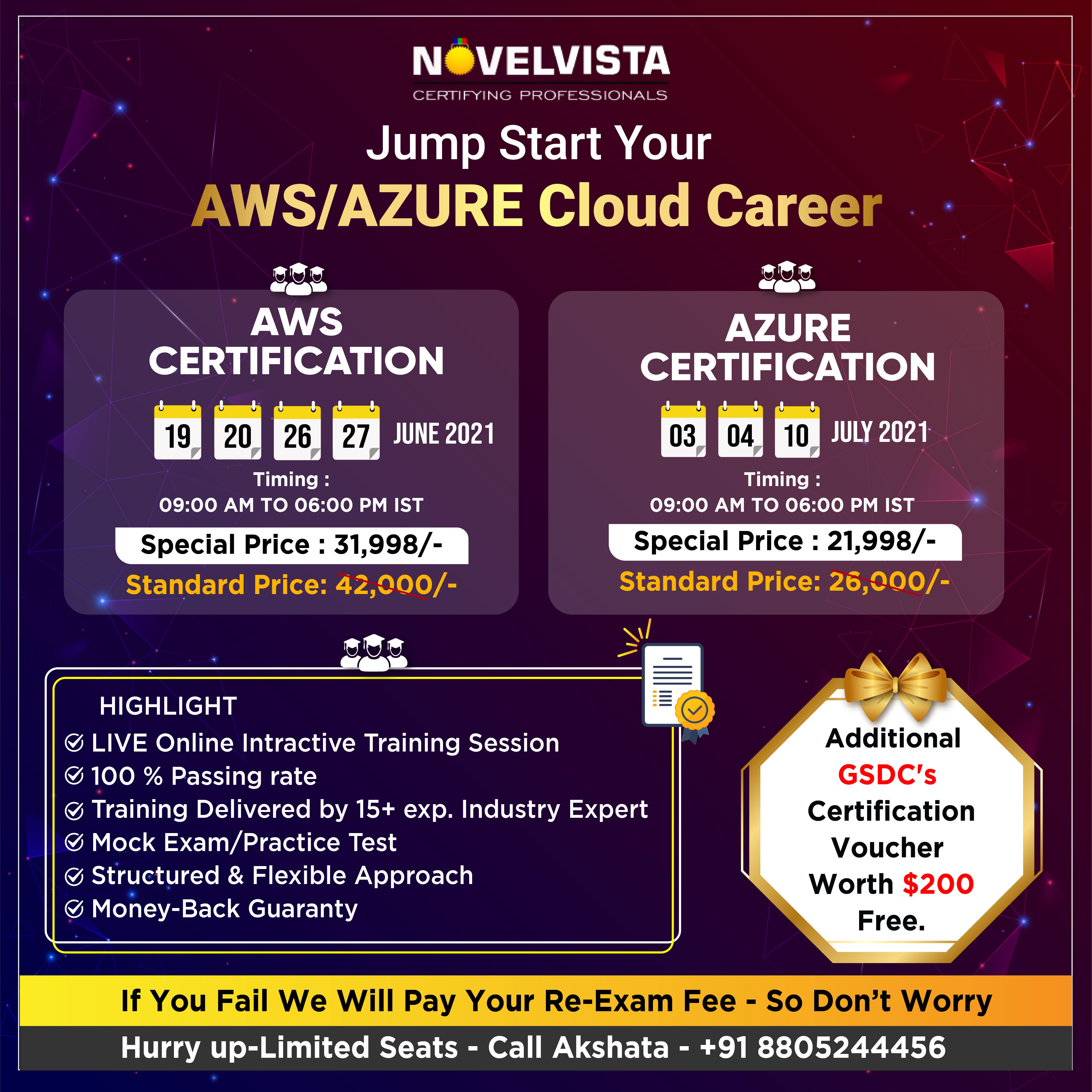 Join Our AWS Solution Architect And Azure Certification and Training, Pune, Maharashtra, India