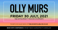 Olly Murs live at Newmarket Racecourses!