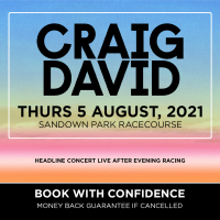 Craig David live at Sandown Park Racecourse!