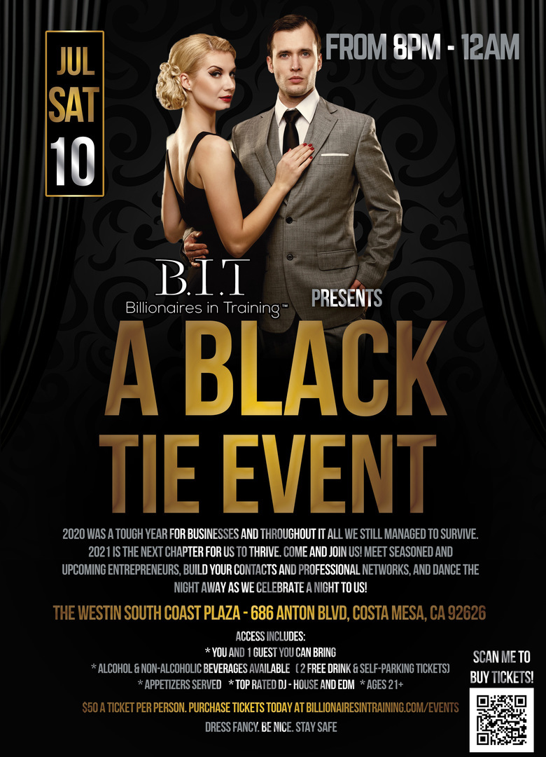 BLACK TIE EVENT PARTY, Costa Mesa, California, United States