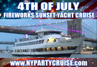 4th of July Fireworks Sunset Yacht Cruise