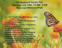 5th Backyard Vendor Fair
