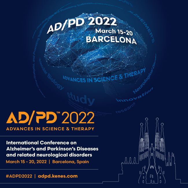 AD/PD™ 2022 International Conference on Alzheimer's and Parkinson's Diseases, Barcelona, Cataluna, Spain