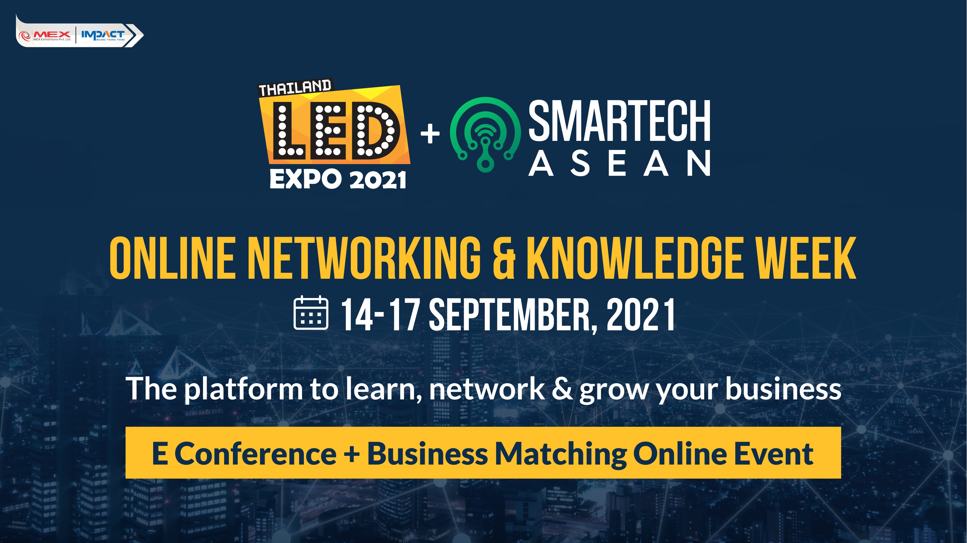 LED Expo Thailand + SMARTECH ASEAN Online Networking & Knowledge Week, Bangkok, Thailand
