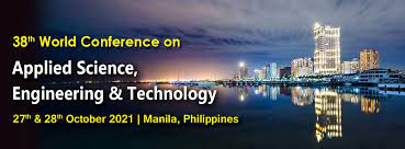 38th World Conference on Applied Science, Engineering & Technology, Manila, Philippines