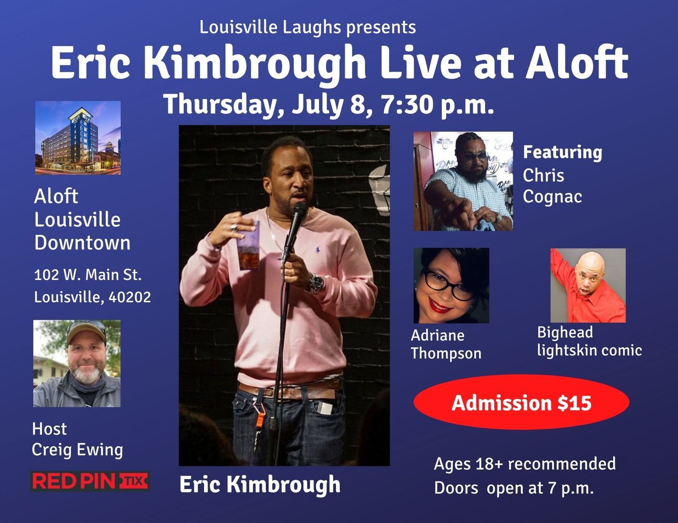 Eric Kimbrough Live at Aloft, Louisville, Kentucky, United States