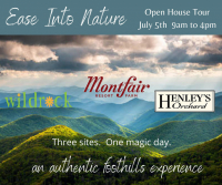 Ease Into Nature Three Site Open House Tour- July 5, 2021