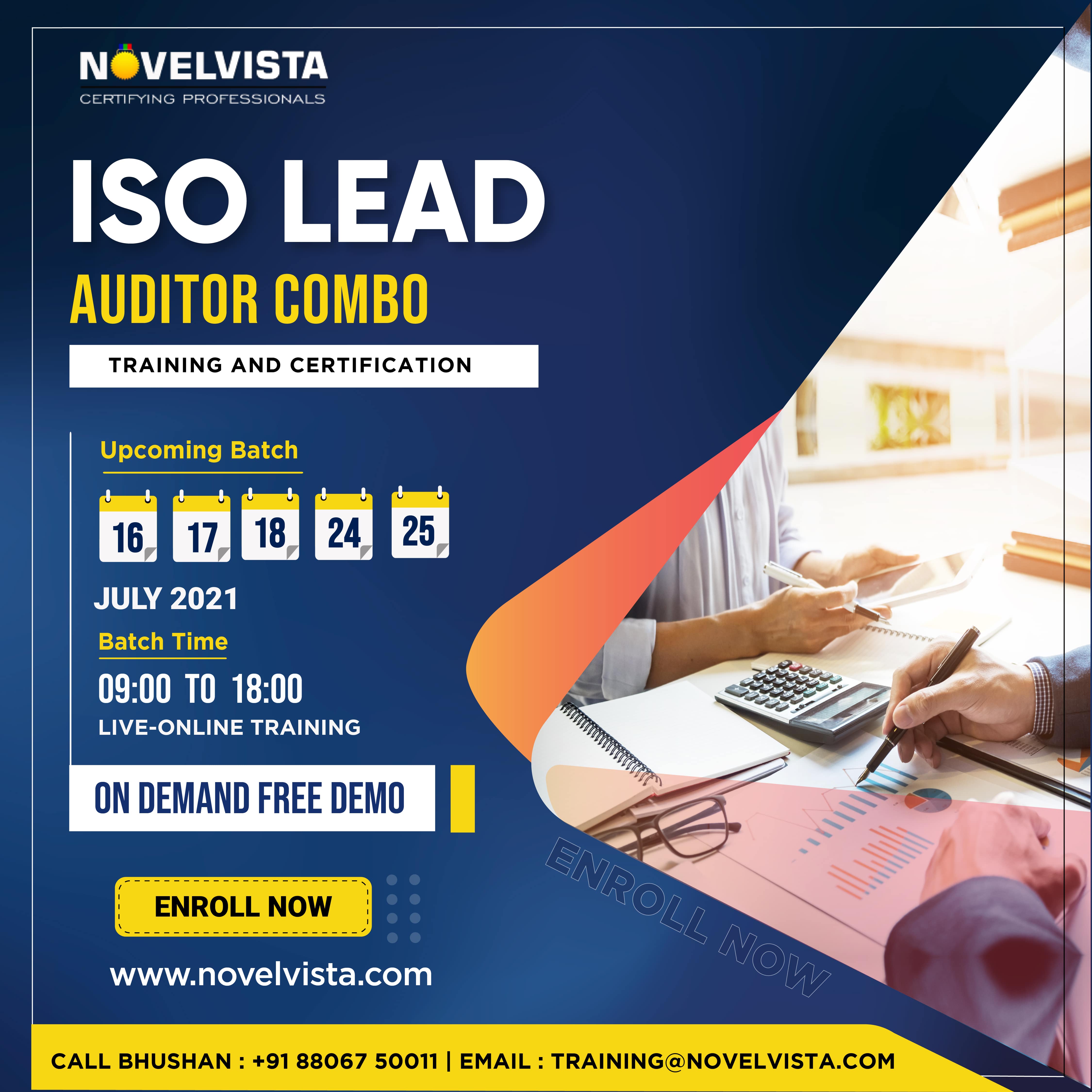 Join our ISO Lead Auditor Combo Certification Training, Chennai, Tamil Nadu, India