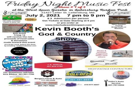 Friday Night Music Fest Show # 1, feat Kevin Booth, Hagerstown, Maryland, United States