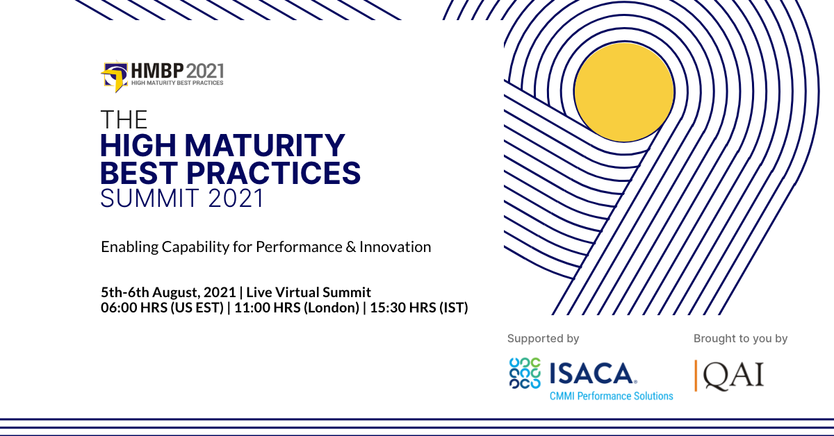 High Maturity Best Practices Summit, HMBP 2021, Central Delhi, Delhi, India