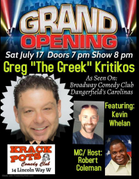 Grand Opening of Krackpots Comedy Club with Greg Kritikos