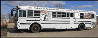 The Bus-eum, a traveling Midwest history museum on wheels