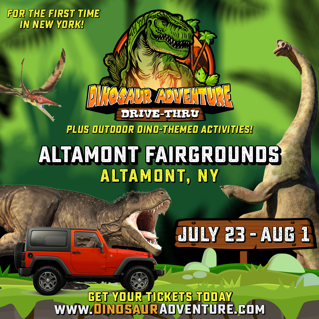 Dinosaur Adventure Drive-Thru Albany, NY, Altamont, New York, United States