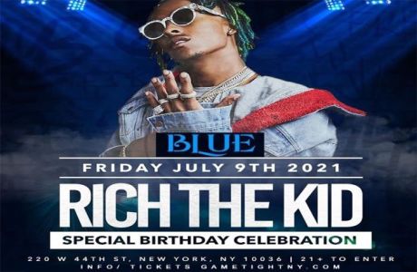 Rich the Kid live at Blue Midtown 2021, New York, United States
