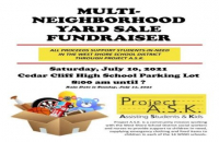 Yard Sale Community Event Fundraiser - Sat. July 10th