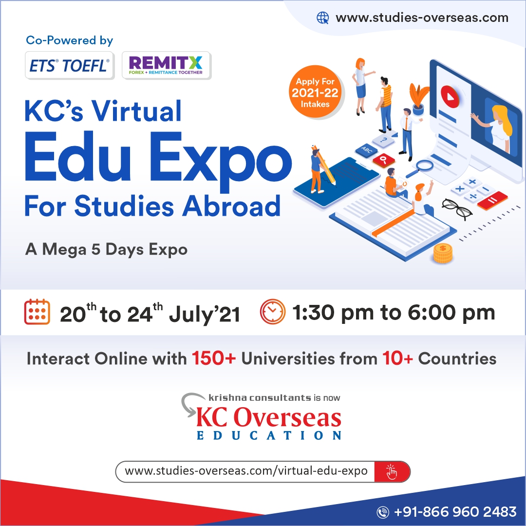 KC's 5 Day Mega Virtual Edu Expo from 20th to 24th July 2021, Nagpur, Maharashtra, India