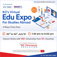 KC's 5 Day Mega Virtual Edu Expo from 20th to 24th July 2021