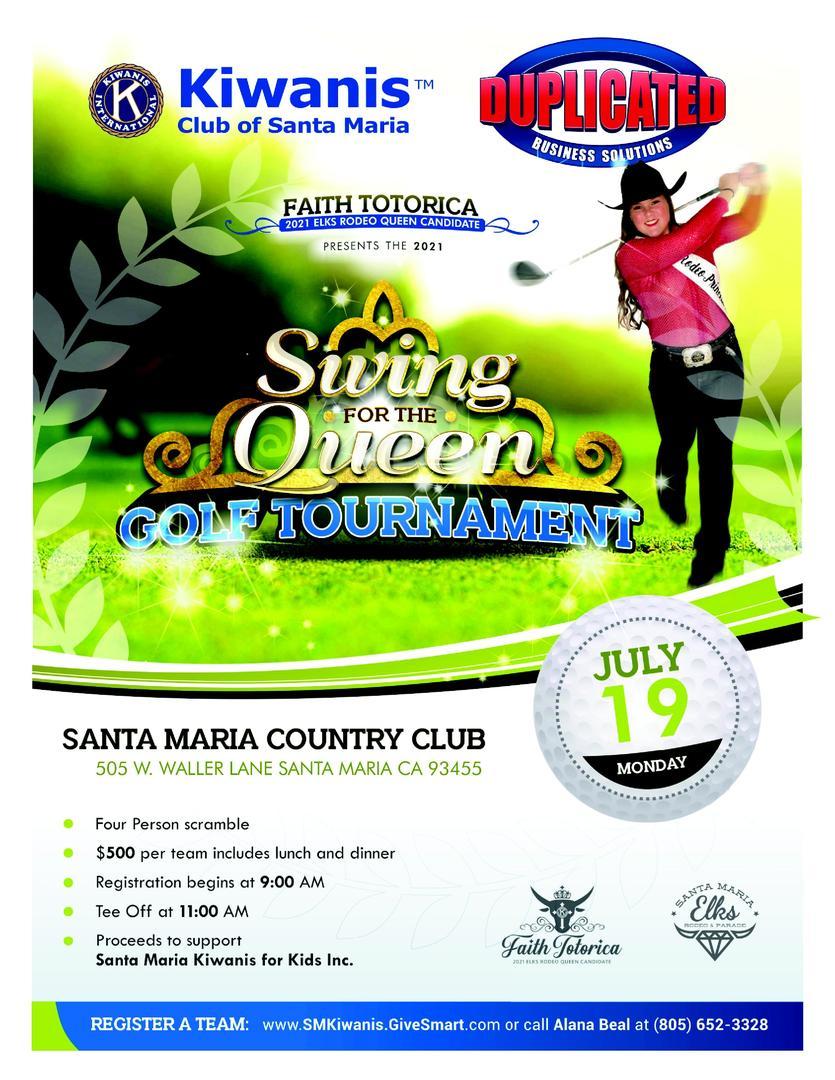Swing for the Queen Golf Tournament, Santa Maria, California, United States