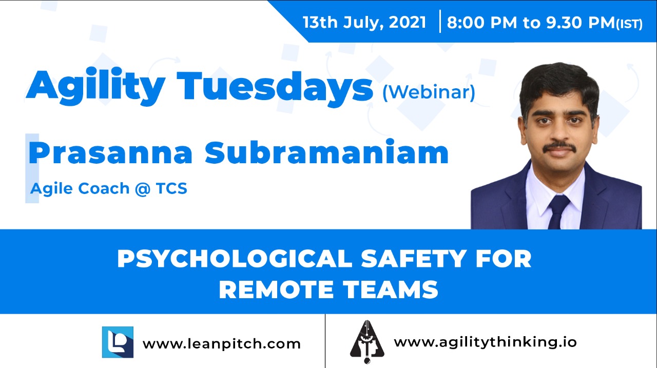 Psychological Safety for Remote Teams, Bangalore, Karnataka, India