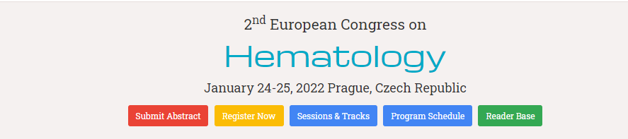 2nd European Congress on  Hematology, Webinar, Czech Republic