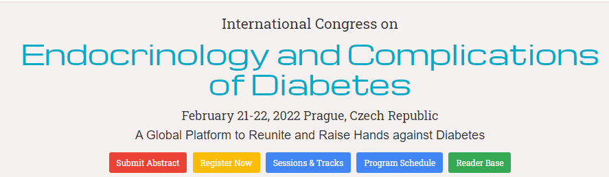 International Congress on  Endocrinology and Complications of Diabetes, Webinar, Czech Republic