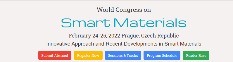 World Congress on  Smart Materials, Prague, Czech Republic, Czech Republic