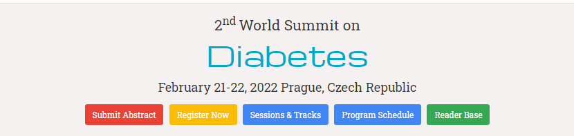2nd World Summit on  Diabetes, Webinar, Czech Republic
