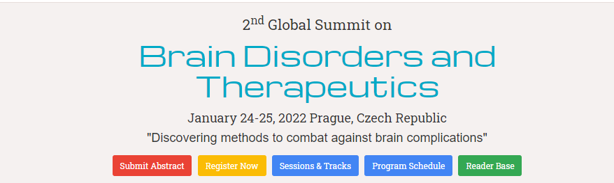 2nd Global Summit on  Brain Disorders and Therapeutics, Webinar, Czech Republic