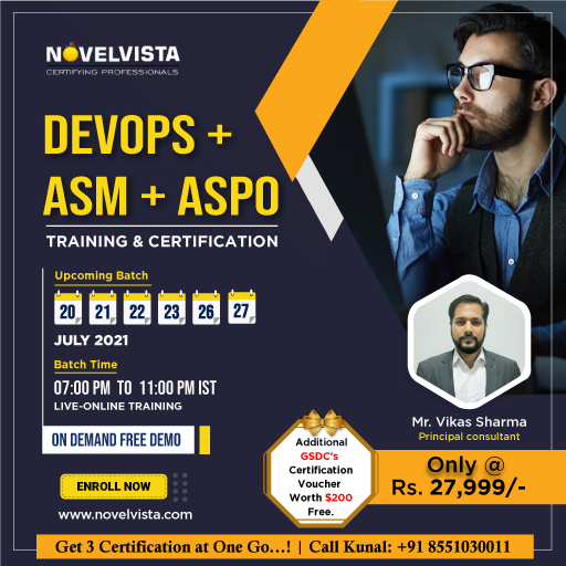 Best DevOps + ASM + CASPO Combo Training & Certification Program., Mumbai, Maharashtra, India