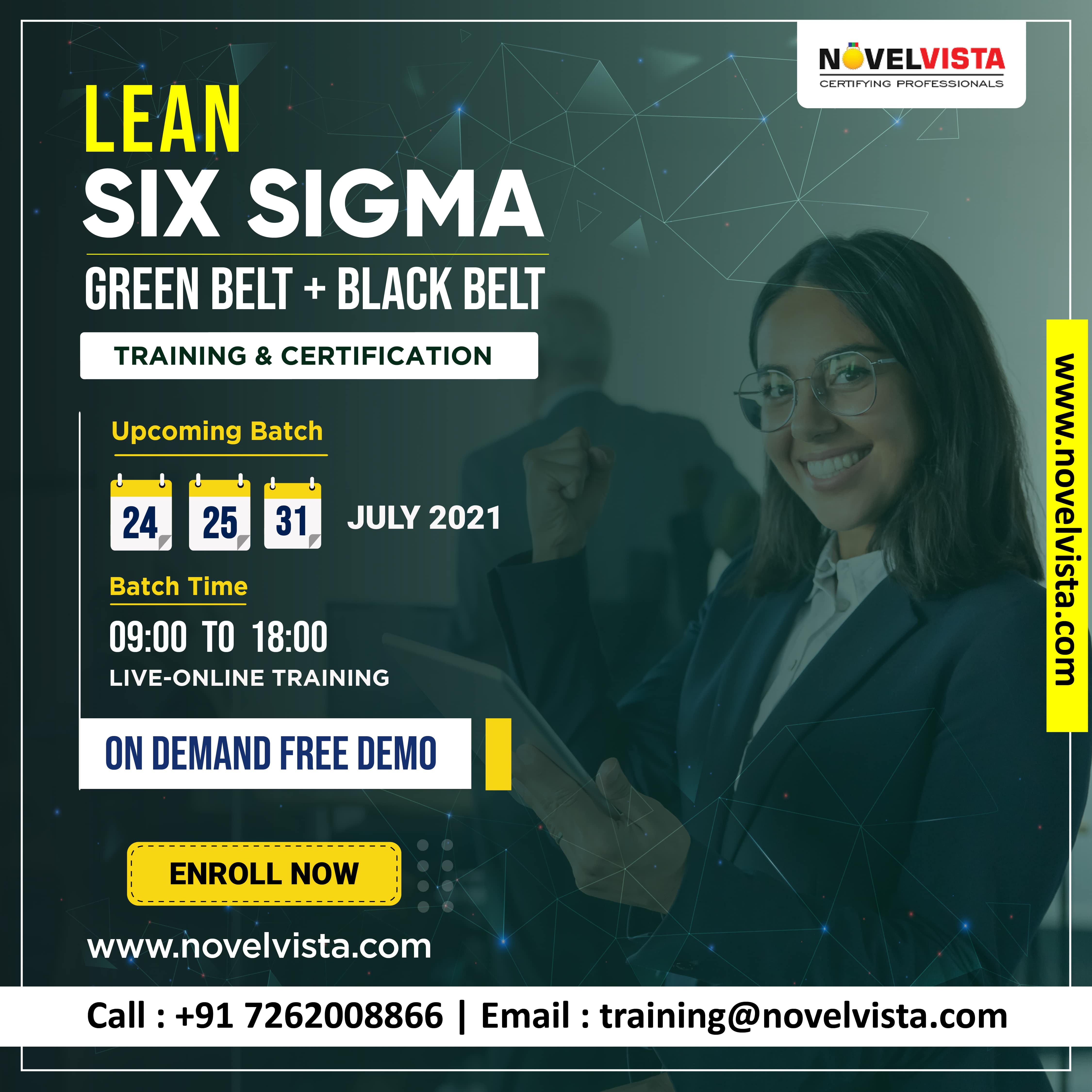 Get Best Lean Six Sigma Green Belt + Black Belt Training & Certification., Pune, Maharashtra, India
