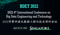 2022 4th International Conference on Big Data Engineering and Technology (BDET 2022)